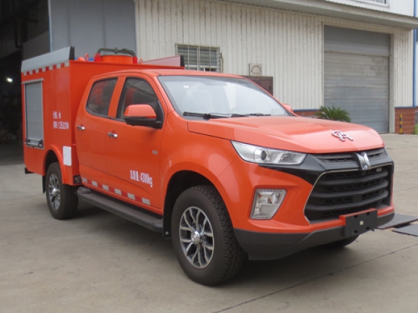四驅(qū)慶鈴雙排皮卡森林消防車