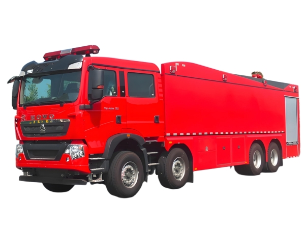 重汽豪沃25噸水罐消防車