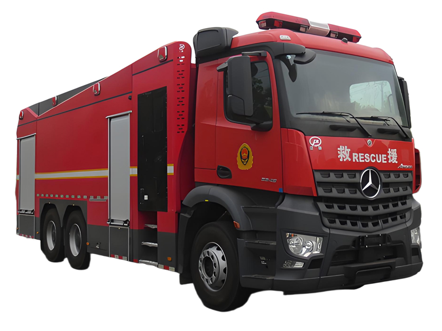 奔馳12噸壓縮空氣泡沫消防車